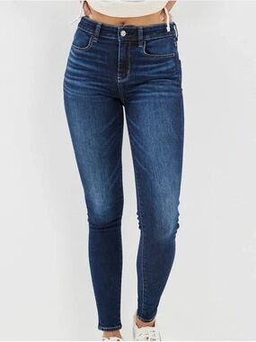 EUC-American Eagle Outfitters Women's Dark Blue jeggings